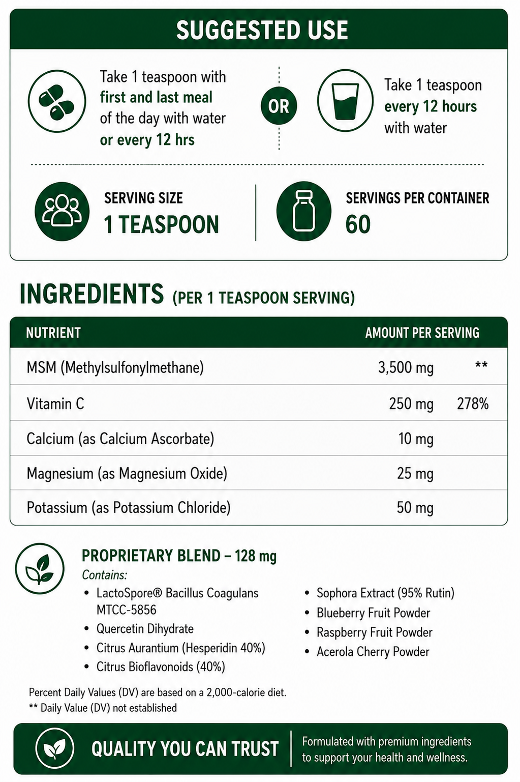 MSM+C Powder - Image 2